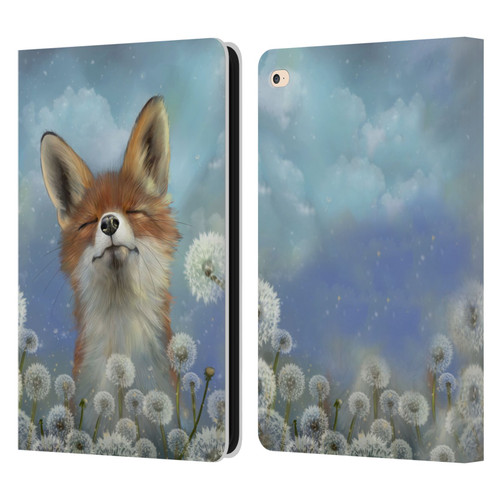 Ash Evans Animals Dandelion Fox Leather Book Wallet Case Cover For Apple iPad Air 2 (2014)