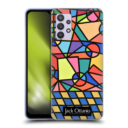 Jack Ottanio Art Caos Geometrico Organizzato Soft Gel Case for Samsung Galaxy A32 5G / M32 5G (2021)
