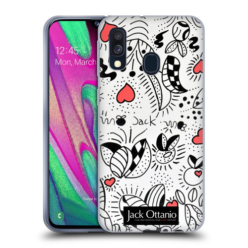 Jack Ottanio Art Cuorerosso Soft Gel Case for Samsung Galaxy A40 (2019)