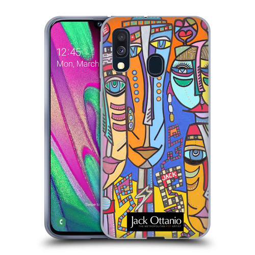 Jack Ottanio Art Naylari Twins Soft Gel Case for Samsung Galaxy A40 (2019)