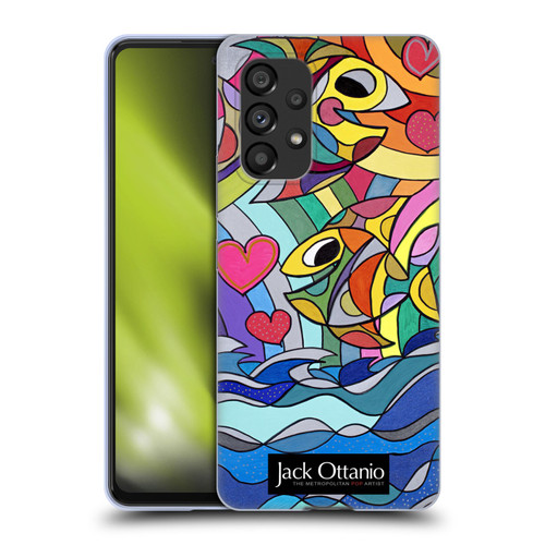 Jack Ottanio Art Happy Fishes Soft Gel Case for Samsung Galaxy A53 5G (2022)