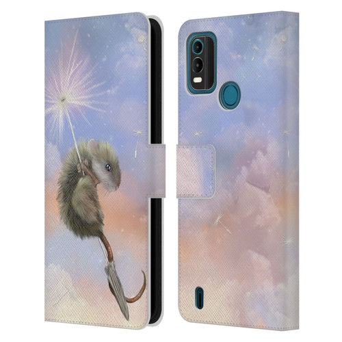 Ash Evans Animals Dandelion Mouse Leather Book Wallet Case Cover For Nokia G11 Plus