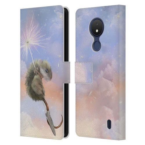 Ash Evans Animals Dandelion Mouse Leather Book Wallet Case Cover For Nokia C21