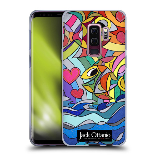 Jack Ottanio Art Happy Fishes Soft Gel Case for Samsung Galaxy S9+ / S9 Plus