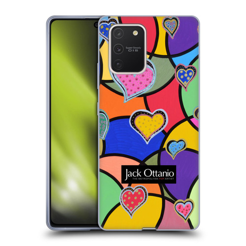 Jack Ottanio Art Hearts Of Diamonds Soft Gel Case for Samsung Galaxy S10 Lite