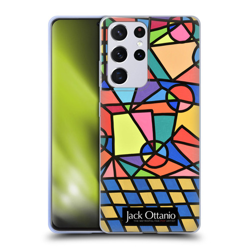 Jack Ottanio Art Caos Geometrico Organizzato Soft Gel Case for Samsung Galaxy S21 Ultra 5G