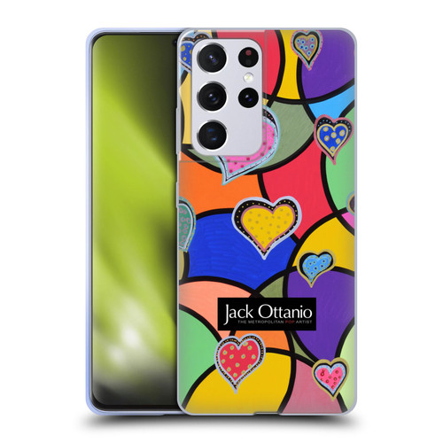 Jack Ottanio Art Hearts Of Diamonds Soft Gel Case for Samsung Galaxy S21 Ultra 5G