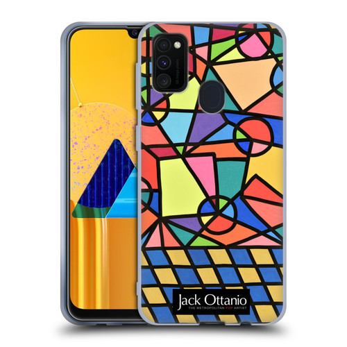 Jack Ottanio Art Caos Geometrico Organizzato Soft Gel Case for Samsung Galaxy M30s (2019)/M21 (2020)
