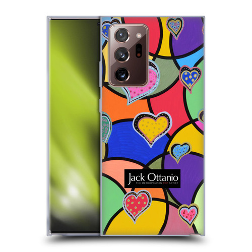 Jack Ottanio Art Hearts Of Diamonds Soft Gel Case for Samsung Galaxy Note20 Ultra / 5G
