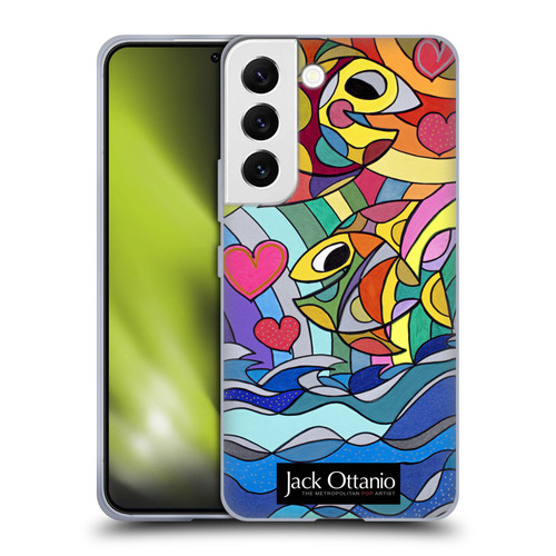 Jack Ottanio Art Happy Fishes Soft Gel Case for Samsung Galaxy S22 5G