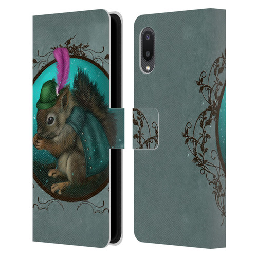 Ash Evans Animals Squirrel Leather Book Wallet Case Cover For Samsung Galaxy A02/M02 (2021)