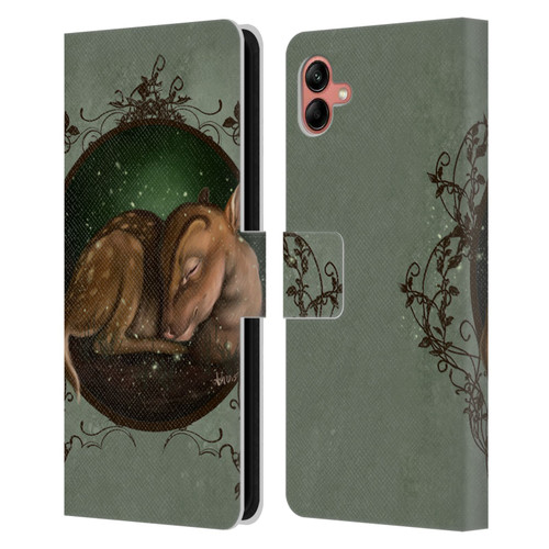 Ash Evans Animals Foundling Fawn Leather Book Wallet Case Cover For Samsung Galaxy A04 (2022)