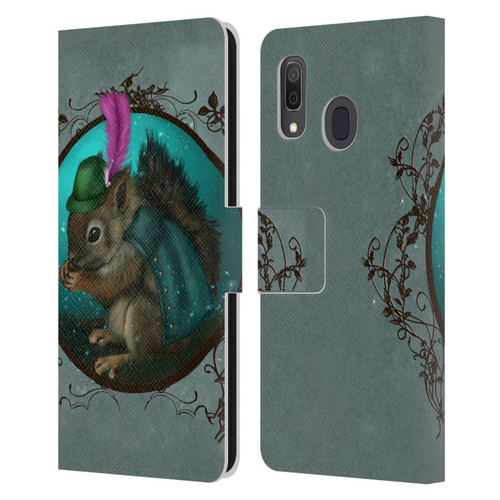 Ash Evans Animals Squirrel Leather Book Wallet Case Cover For Samsung Galaxy A33 5G (2022)