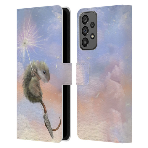 Ash Evans Animals Dandelion Mouse Leather Book Wallet Case Cover For Samsung Galaxy A73 5G (2022)