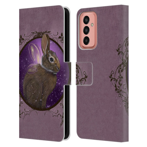 Ash Evans Animals Rabbit Leather Book Wallet Case Cover For Samsung Galaxy M13 (2022)