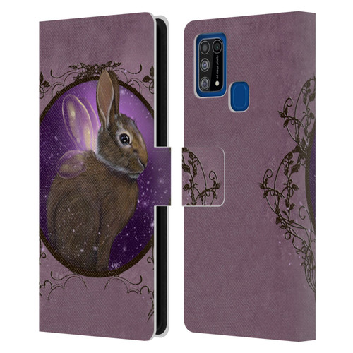 Ash Evans Animals Rabbit Leather Book Wallet Case Cover For Samsung Galaxy M31 (2020)