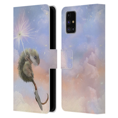 Ash Evans Animals Dandelion Mouse Leather Book Wallet Case Cover For Samsung Galaxy M31s (2020)