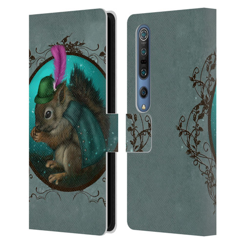 Ash Evans Animals Squirrel Leather Book Wallet Case Cover For Xiaomi Mi 10 5G / Mi 10 Pro 5G