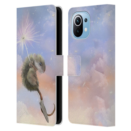 Ash Evans Animals Dandelion Mouse Leather Book Wallet Case Cover For Xiaomi Mi 11