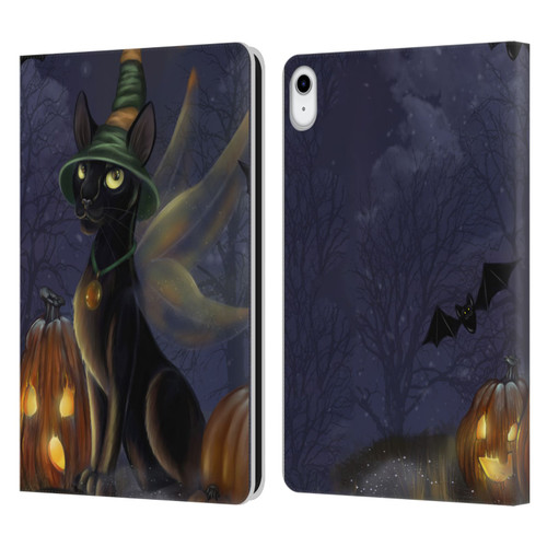 Ash Evans Black Cats The Witching Time Leather Book Wallet Case Cover For Apple iPad 10.9 (2022)