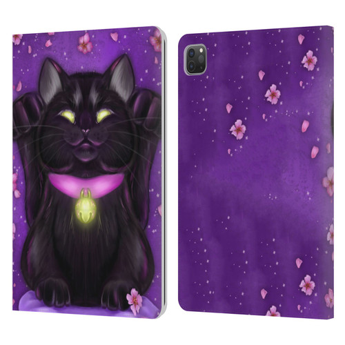 Ash Evans Black Cats Lucky Leather Book Wallet Case Cover For Apple iPad Pro 11 2020 / 2021 / 2022
