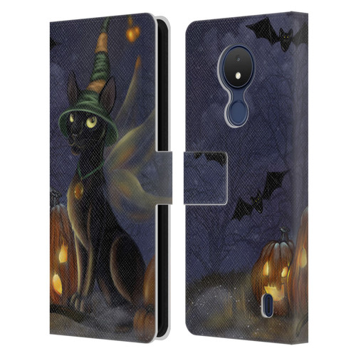 Ash Evans Black Cats The Witching Time Leather Book Wallet Case Cover For Nokia C21