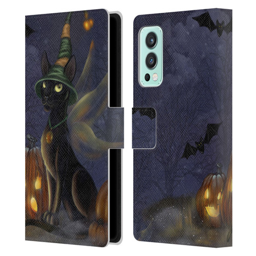 Ash Evans Black Cats The Witching Time Leather Book Wallet Case Cover For OnePlus Nord 2 5G
