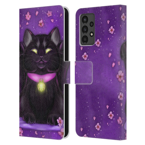 Ash Evans Black Cats Lucky Leather Book Wallet Case Cover For Samsung Galaxy A13 (2022)