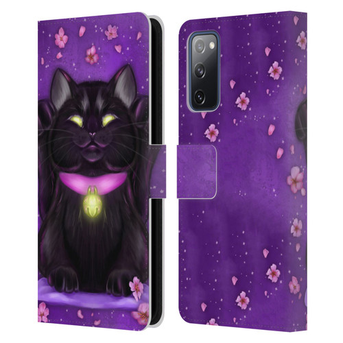 Ash Evans Black Cats Lucky Leather Book Wallet Case Cover For Samsung Galaxy S20 FE / 5G