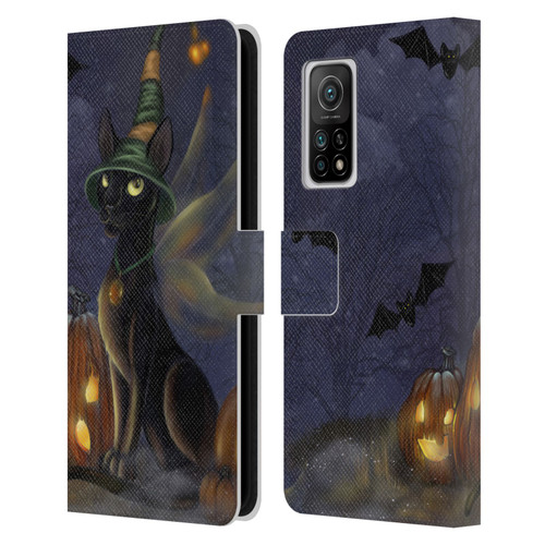 Ash Evans Black Cats The Witching Time Leather Book Wallet Case Cover For Xiaomi Mi 10T 5G