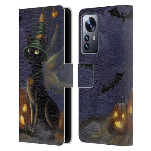 Ash Evans Black Cats The Witching Time Leather Book Wallet Case Cover For Xiaomi 12 Pro