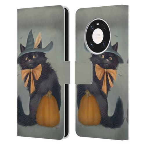 Ash Evans Black Cats 2 Familiar Feeling Leather Book Wallet Case Cover For Huawei Mate 40 Pro 5G