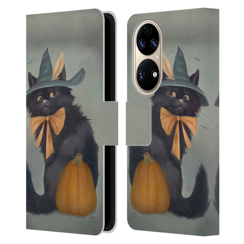 Ash Evans Black Cats 2 Familiar Feeling Leather Book Wallet Case Cover For Huawei P50