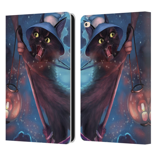 Ash Evans Black Cats 2 Magical Leather Book Wallet Case Cover For Apple iPad Air 2 (2014)