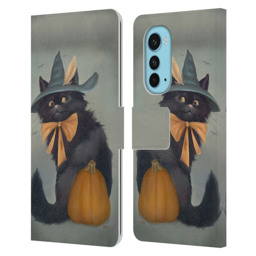 Ash Evans Black Cats 2 Familiar Feeling Leather Book Wallet Case Cover For Motorola Edge (2022)