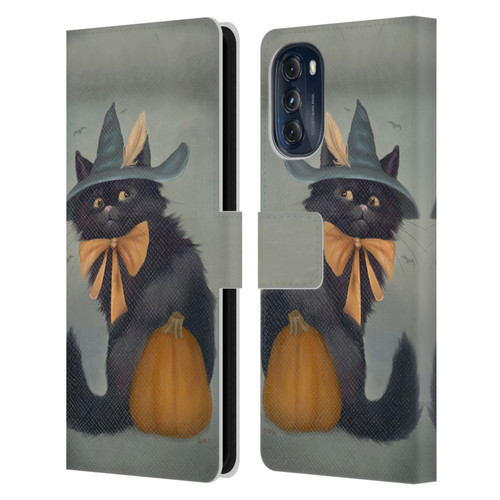 Ash Evans Black Cats 2 Familiar Feeling Leather Book Wallet Case Cover For Motorola Moto G (2022)