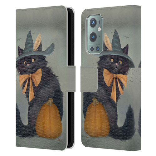 Ash Evans Black Cats 2 Familiar Feeling Leather Book Wallet Case Cover For OnePlus 9