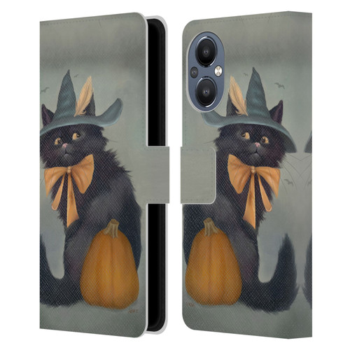 Ash Evans Black Cats 2 Familiar Feeling Leather Book Wallet Case Cover For OnePlus Nord N20 5G