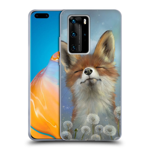 Ash Evans Animals Dandelion Fox Soft Gel Case for Huawei P40 Pro / P40 Pro Plus 5G