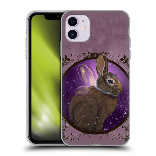 Ash Evans Animals Rabbit Soft Gel Case for Apple iPhone 11