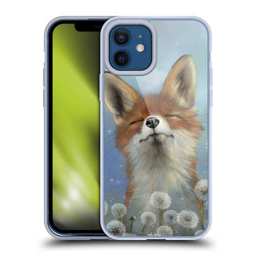 Ash Evans Animals Dandelion Fox Soft Gel Case for Apple iPhone 12 / iPhone 12 Pro