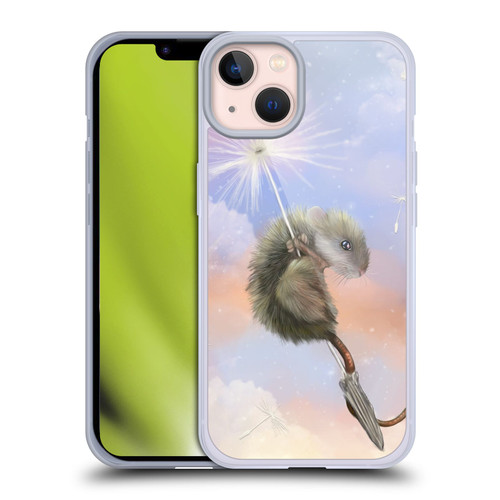 Ash Evans Animals Dandelion Mouse Soft Gel Case for Apple iPhone 13
