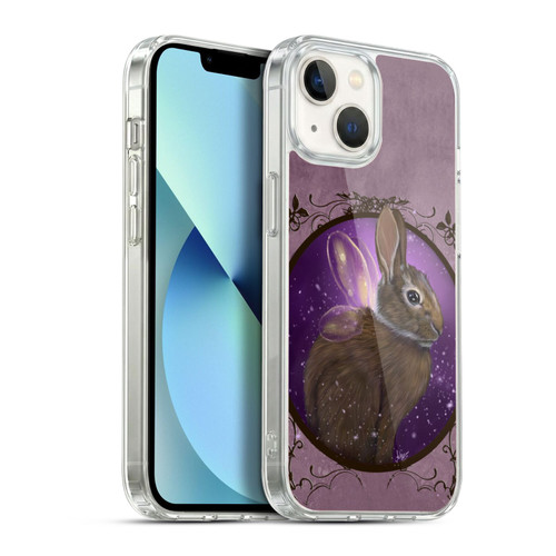Ash Evans Animals Rabbit Soft Gel Case for Apple iPhone 13