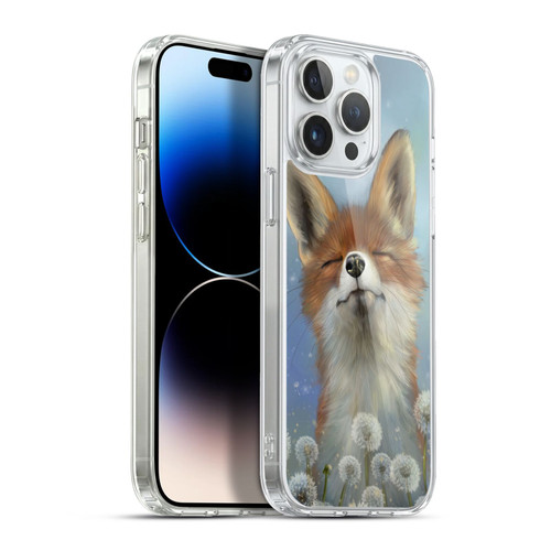 Ash Evans Animals Dandelion Fox Soft Gel Case for Apple iPhone 13 Pro Max & MagSafe