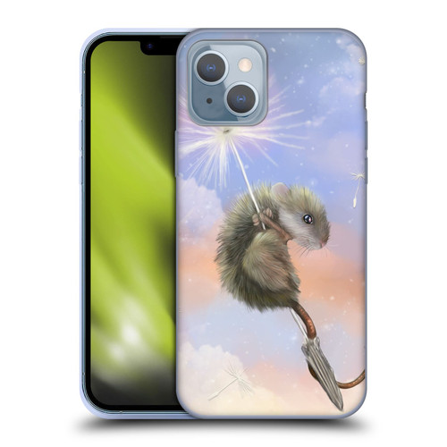 Ash Evans Animals Dandelion Mouse Soft Gel Case for Apple iPhone 14