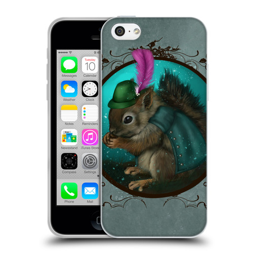 Ash Evans Animals Squirrel Soft Gel Case for Apple iPhone 5c