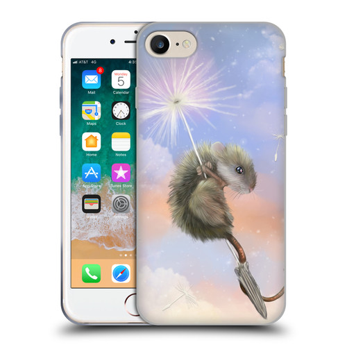 Ash Evans Animals Dandelion Mouse Soft Gel Case for Apple iPhone 7 / 8 / SE 2020 & 2022