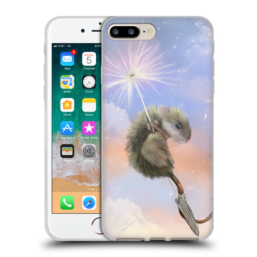 Ash Evans Animals Dandelion Mouse Soft Gel Case for Apple iPhone 7 Plus / iPhone 8 Plus