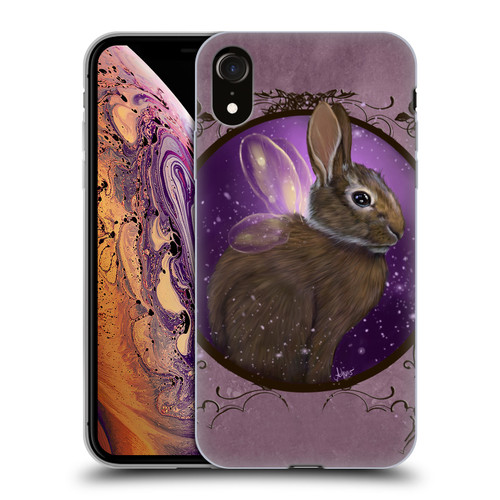 Ash Evans Animals Rabbit Soft Gel Case for Apple iPhone XR