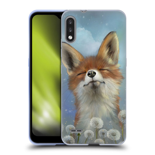 Ash Evans Animals Dandelion Fox Soft Gel Case for LG K22